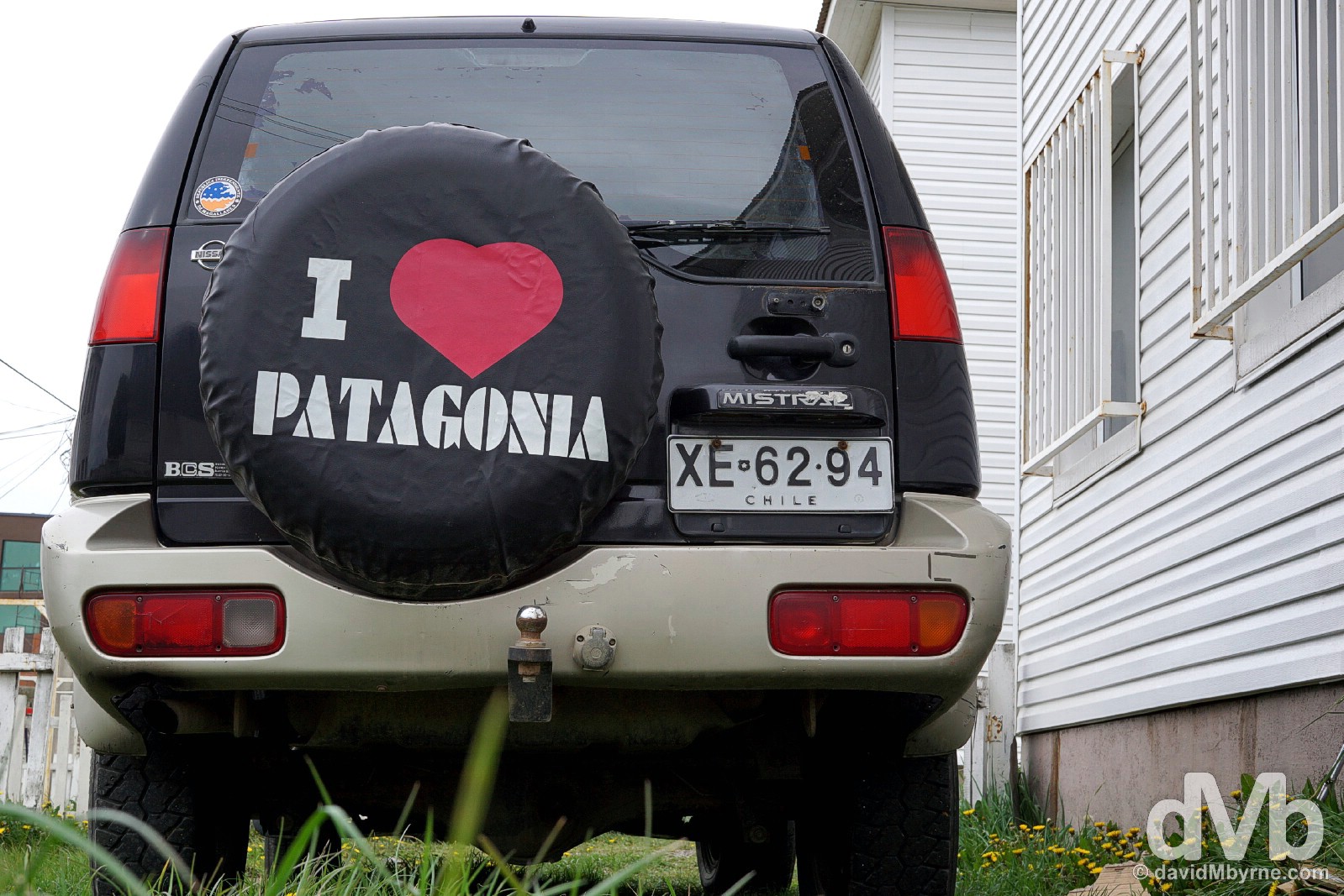 I Love Patagonia. Punta Arenas, Chile. November 10, 2015.