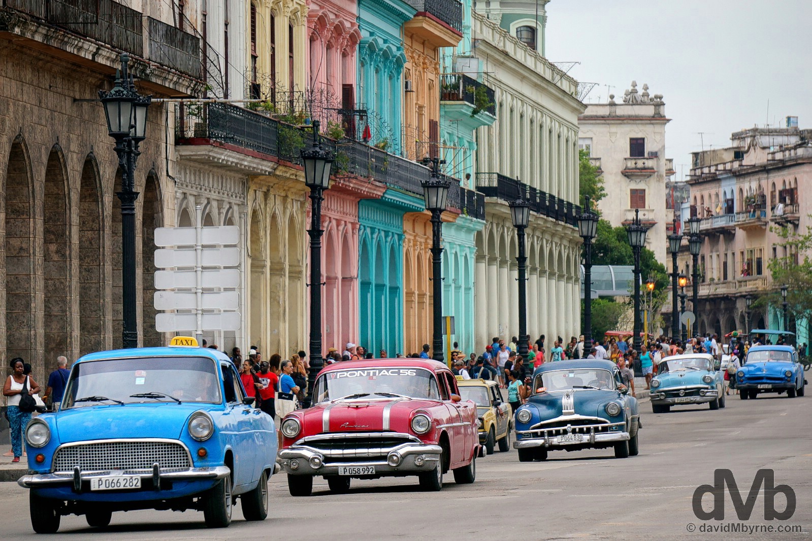 1950s Americana on Prado (Paseo de Marti) in central Havana, Cuba. April 30, 2015.