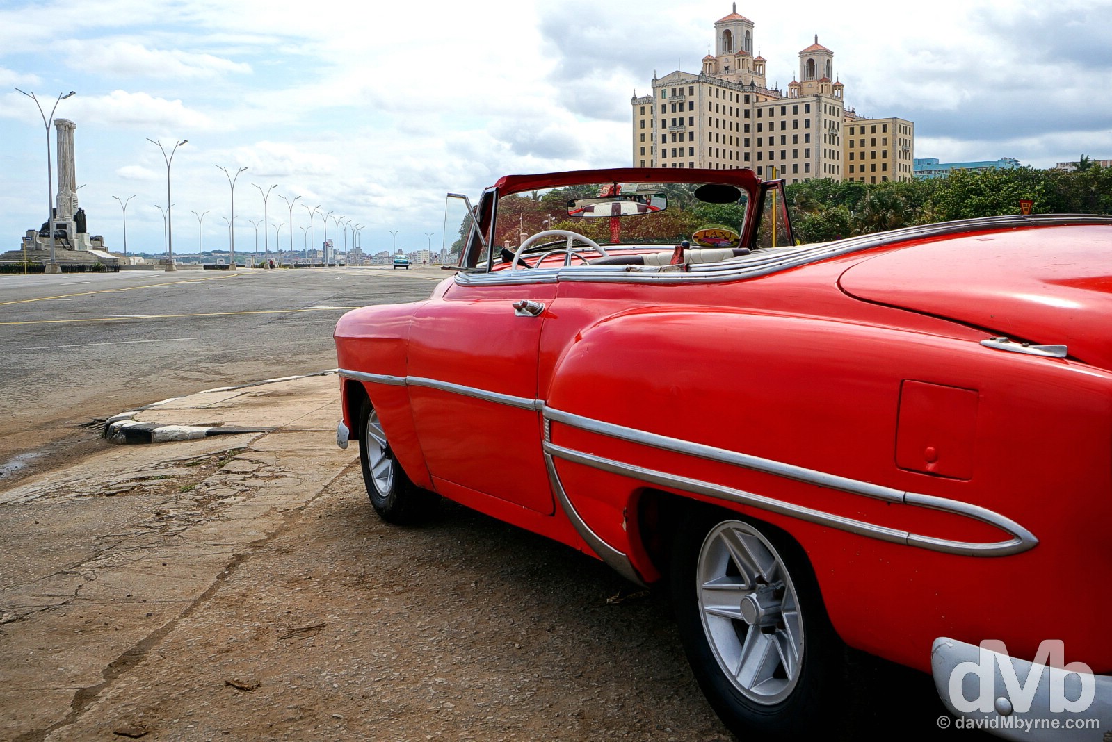 Down by the Malecon in Vedado, Havana, Cuba. May 1, 2015.