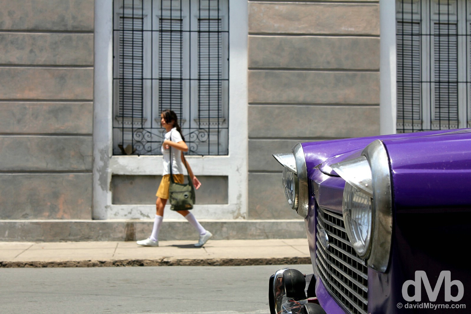 On the streets of Cienfuegos Cuba. May 8, 2015.