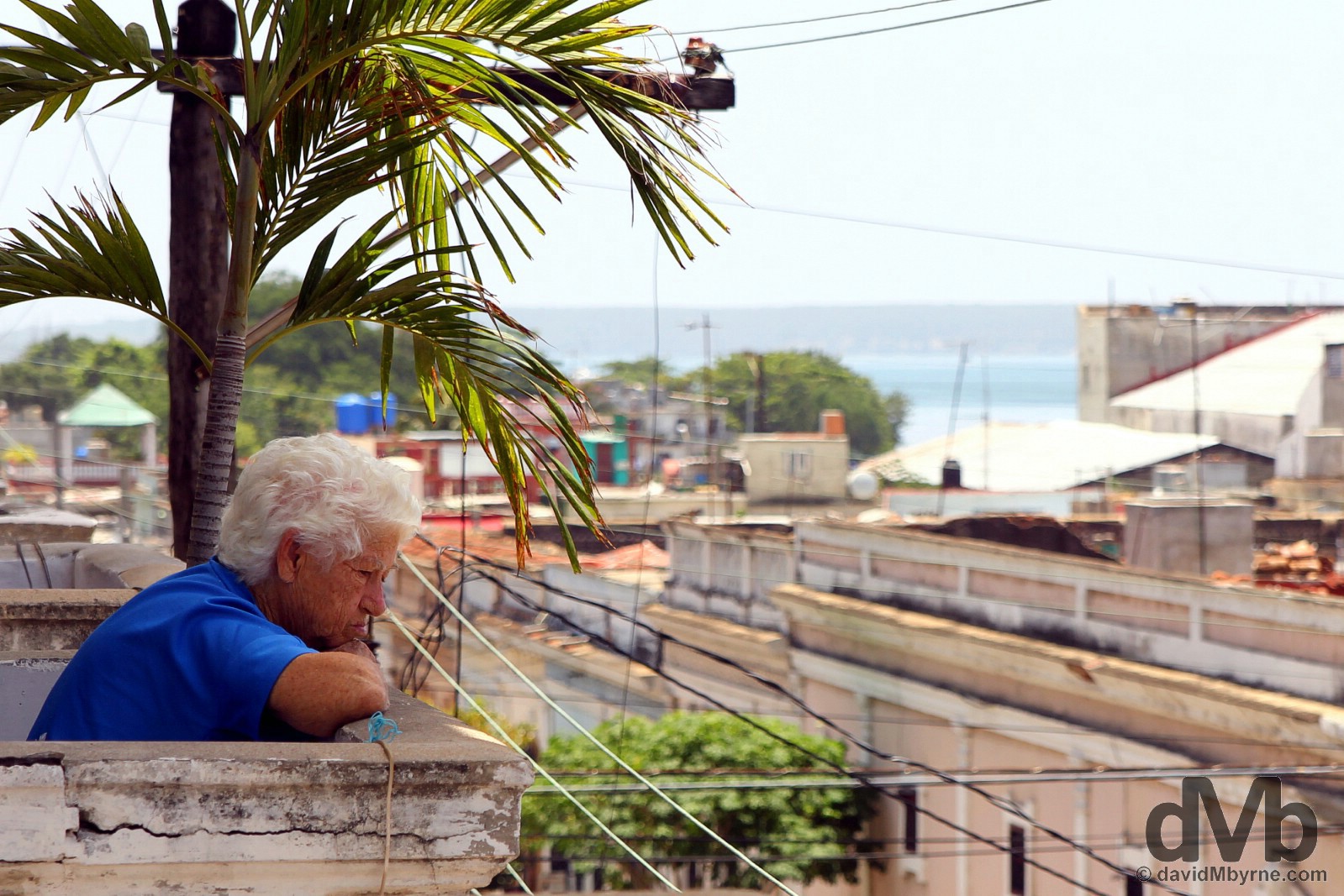 Overlooking Calle 31 in Cienfuegos, Cuba. May 9, 2015. 