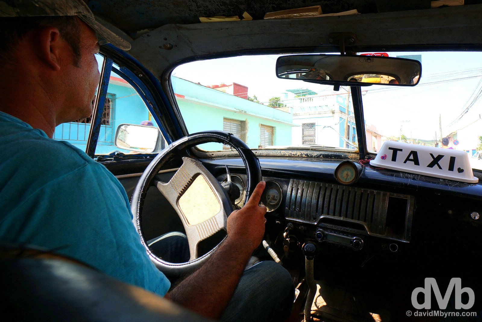 Taxi. Trinidad, Cuba. May 6, 2015.