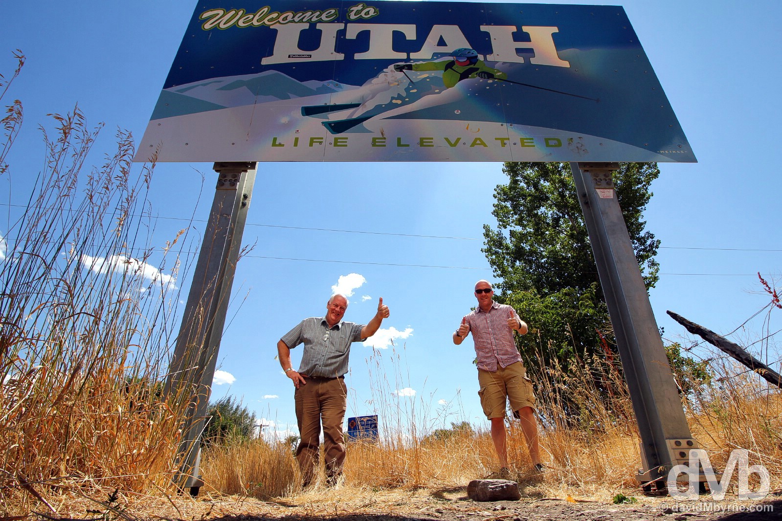 At the Idaho - Utah state line on U.S. Highway 89. September 6, 2016.