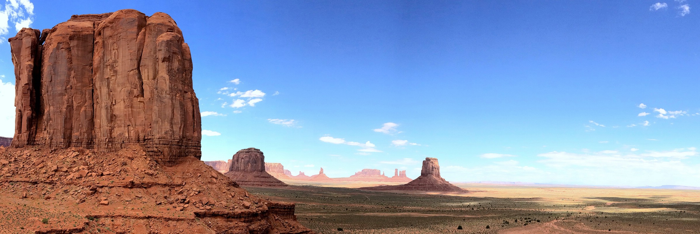 Vista from the North Window Overlook of Monument Valley, Navajo Nation, Arizona. September 11, 2016.