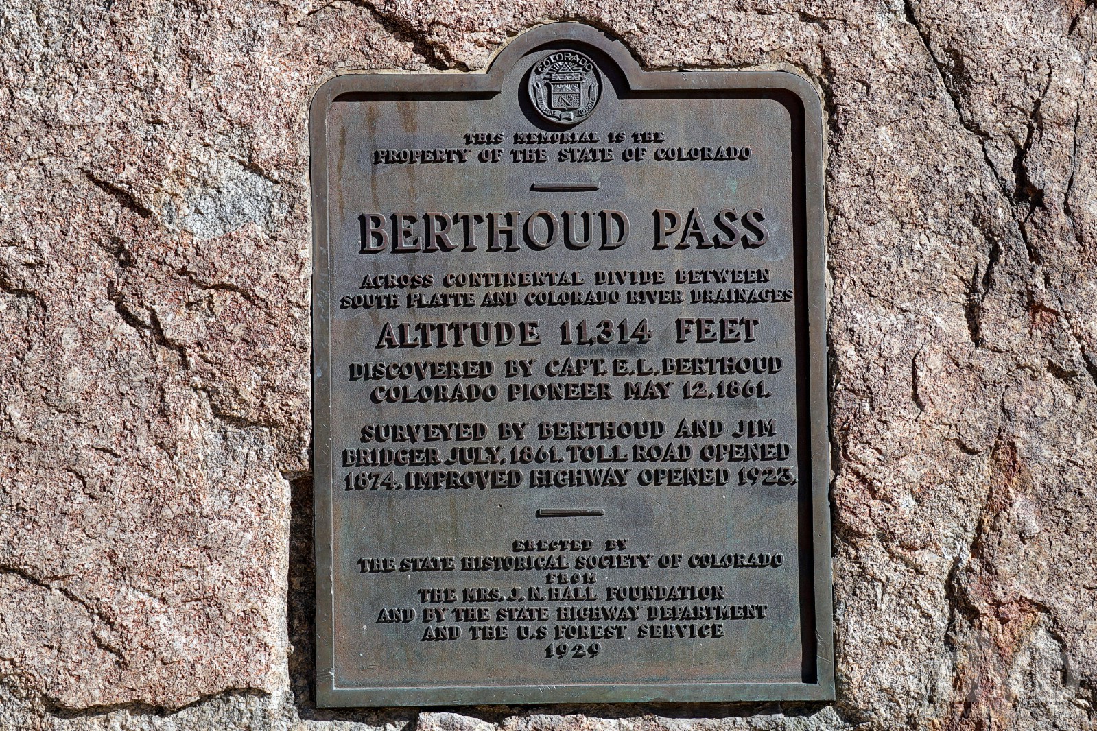 Berthoud Pass, north-central Colorado, USA. September 13, 2016.