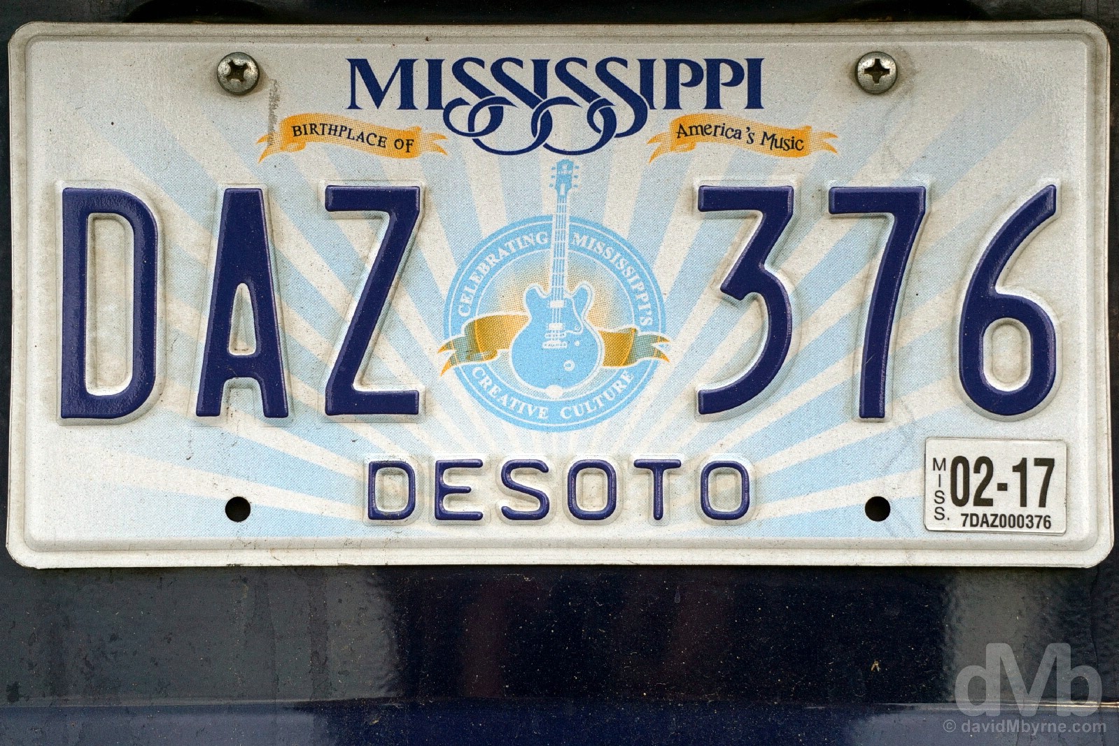 Mississippi plate. Memphis, Tennessee, USA. September 18, 2016. 