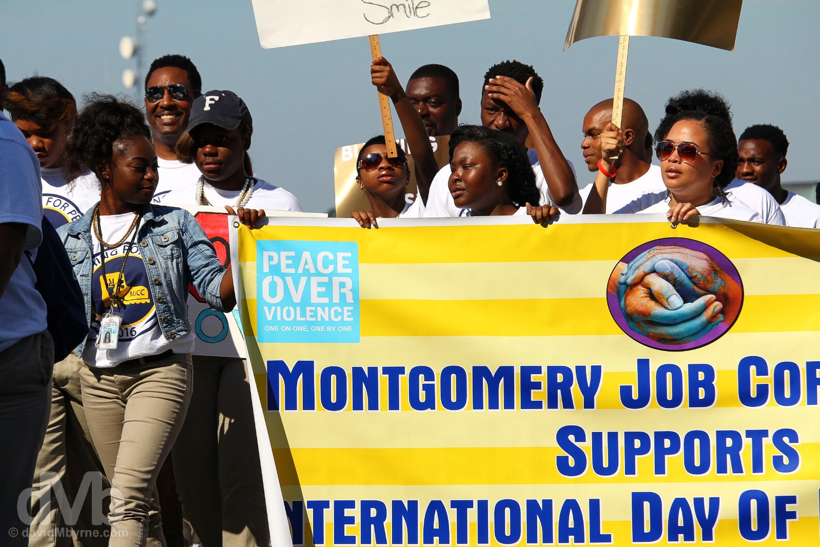 International Day of Peace 2016 March on Dexter Avenue, Montgomery, Alabama, USA. September 21, 2016.