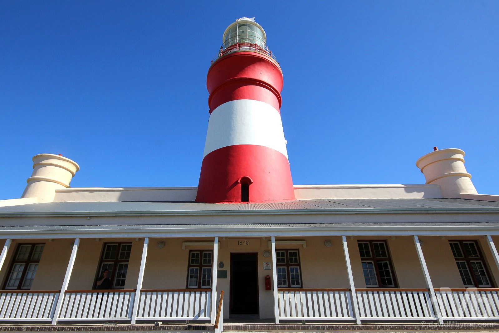 Cape Agulhas Lighthouse, Overberg, Western Cape, South Africa. February 21, 2016.
