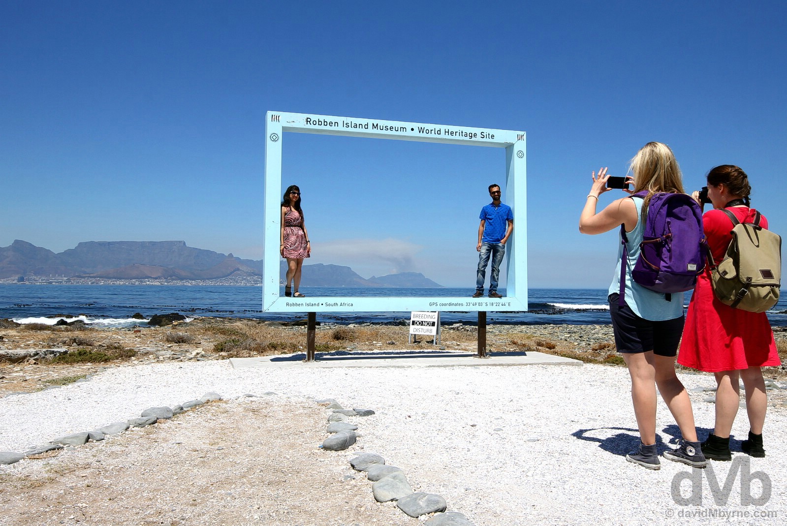 Framed. Robben Island, Table Bay, Western Cape, South Africa. February 22, 2017.