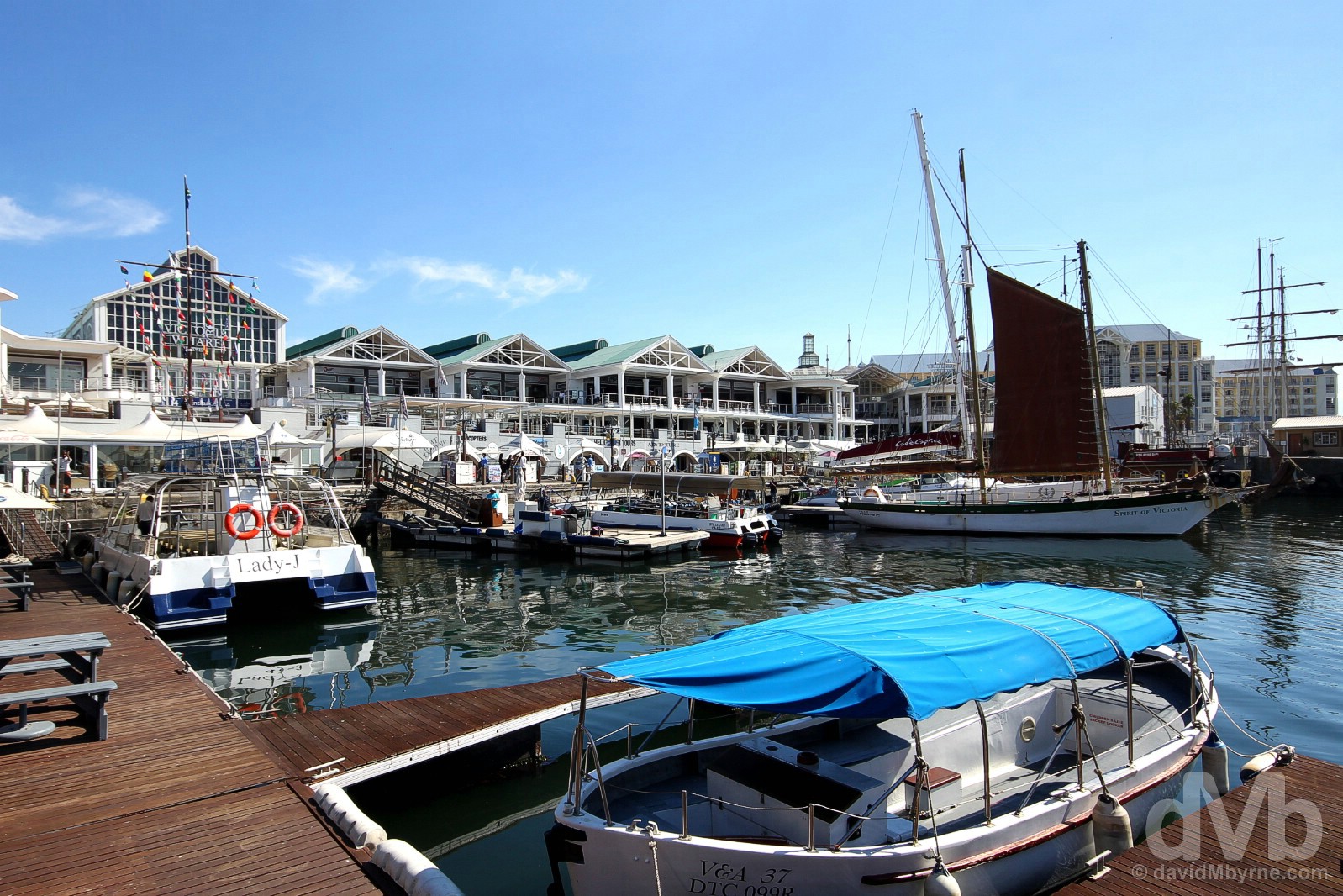 The V&A Waterfront, Cape Town, Western Cape, South Africa. February 22, 2017.