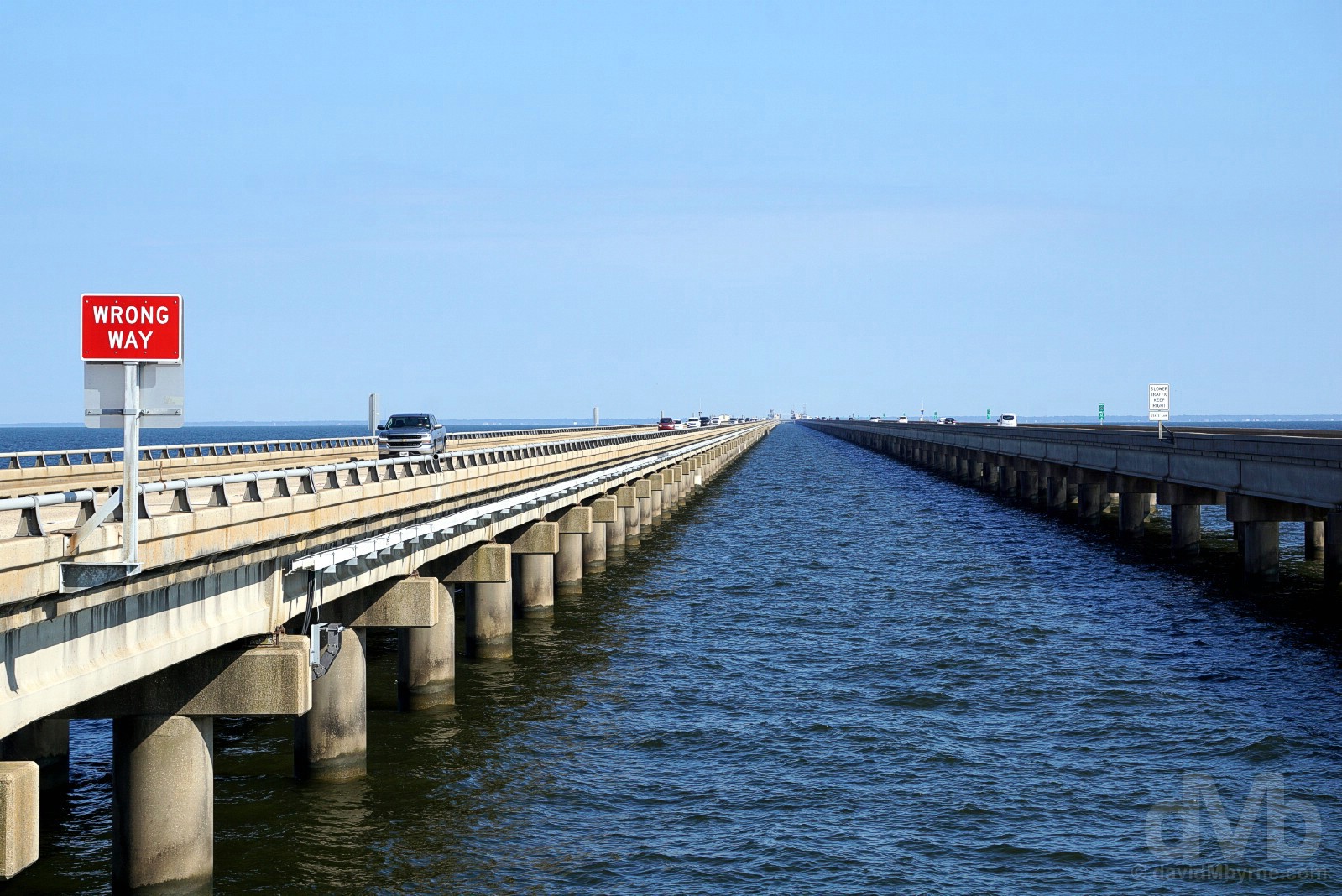 The Lake Pontchartrain Causeway, Louisiana. October 13, 2017.